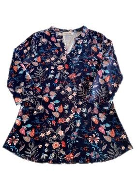 Floral V-Neck Tunic